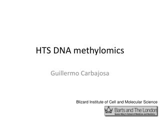 HTS DNA methylomics