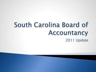 South Carolina Board of Accountancy