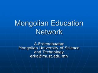 Mongolian Education Network