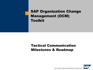 Organizational Change An ActionOriented Toolkit