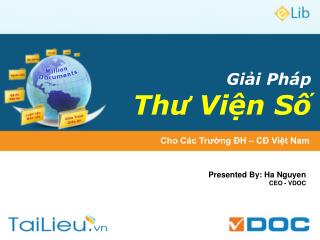 Giải Pháp Thư Viện Số