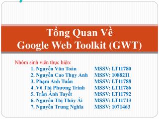 Tổng Quan Về Google Web Toolkit (GWT)