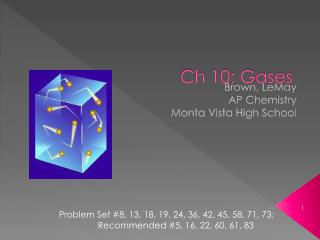 Ch 10: Gases