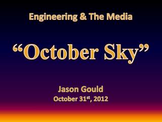 Engineering &amp; The Media