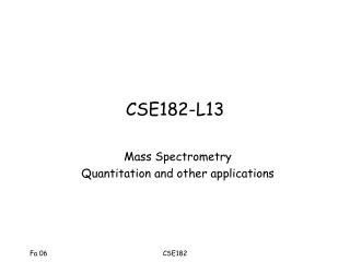 CSE182-L13