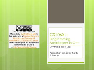 CS106X – Programming Abstractions in C++