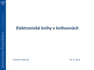 Elektronické knihy v knihovnách