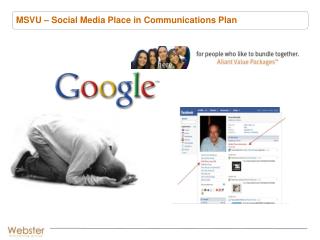 MSVU – Social Media Place in Communications Plan