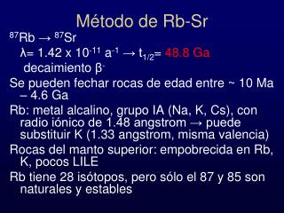 Método de Rb-Sr