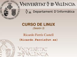 CURSO DE LINUX (Sesión 3)