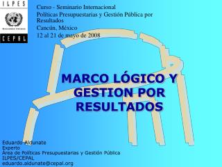 MARCO LÓGICO Y GESTION POR RESULTADOS