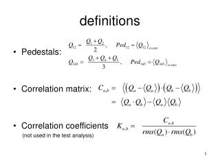 definitions