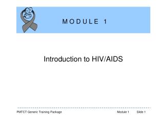 Introduction to HIV/AIDS