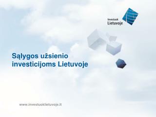 S ąlygos užsienio investicijoms Lietuvoje