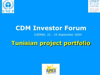 Tunisian project portfolio
