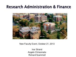 Research Administration &amp; Finance