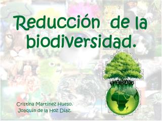 Reducción de la biodiversidad.