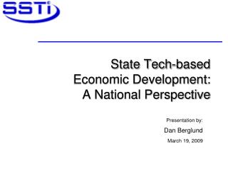 State Tech-based Economic Development: A National Perspective