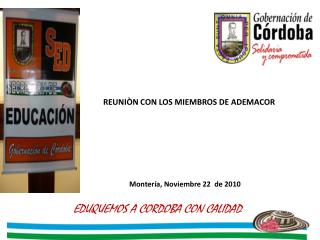 EDUQUEMOS A CORDOBA CON CALIDAD