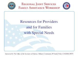Resources for Providers and for Families with Special Needs