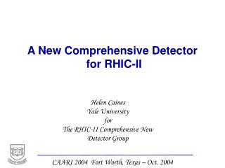 A New Comprehensive Detector for RHIC-II