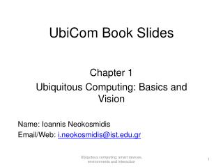 UbiCom Book Slides