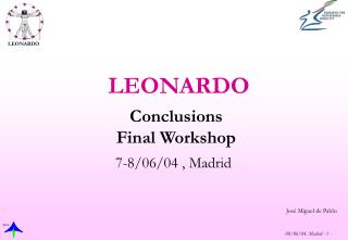 Conclusions Final Workshop