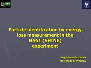 Particle identification by energy loss measurement in the NA61 (SHINE) experiment