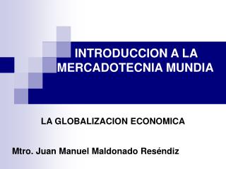 Mtro. Juan Manuel Maldonado Reséndiz