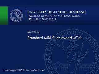 Standard MIDI File: eventi MTrk