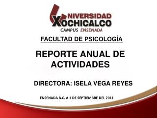 REPORTE ANUAL DE ACTIVIDADES