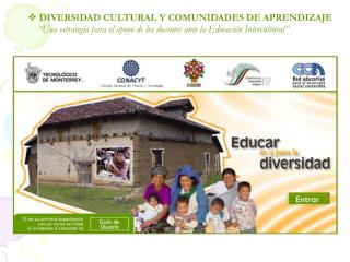 DIVERSIDAD CULTURAL Y COMUNIDADES DE APRENDIZAJE