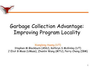 Garbage Collection Advantage: Improving Program Locality