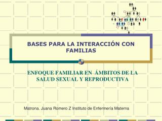 BASES PARA LA INTERACCIÓN CON FAMILIAS