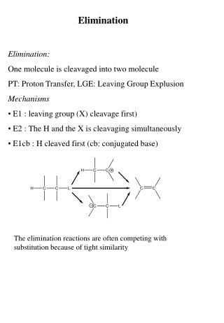 Elimination