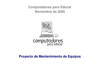 Computadores para Educar Noviembre de 2005