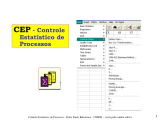 CEP - Controle Estatístico de Processos