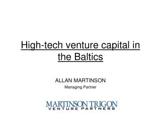 High-tech venture capital in the Baltics