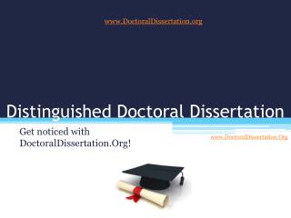 Your Personal Doctoral Dissertation Writing Service