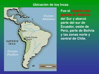 Ubicación de los Incas