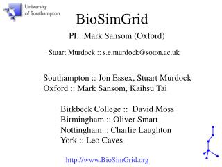 BioSimGrid