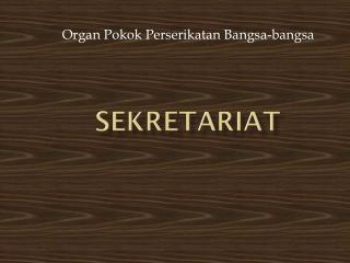 SEKRETARIAT