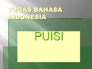 TUGAS BAHASA INDONESIA