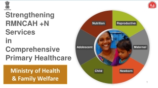 Strengthening RMNCAH +N Services in Comprehensive Primary Healthcare