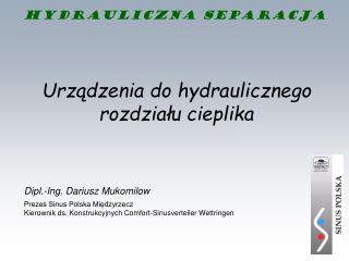 Hydrauliczna separacja