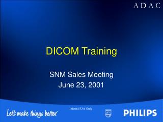 DICOM Training