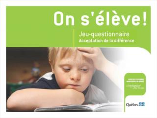 Jeu-questionnaire Acceptation de la différence