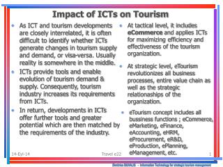 Dimitrios BUHALIS - Information Technology for strategic tourism management