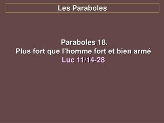 Les Paraboles