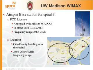 Location City-County building near the capitol 2608-2640.5 MHz frequency range